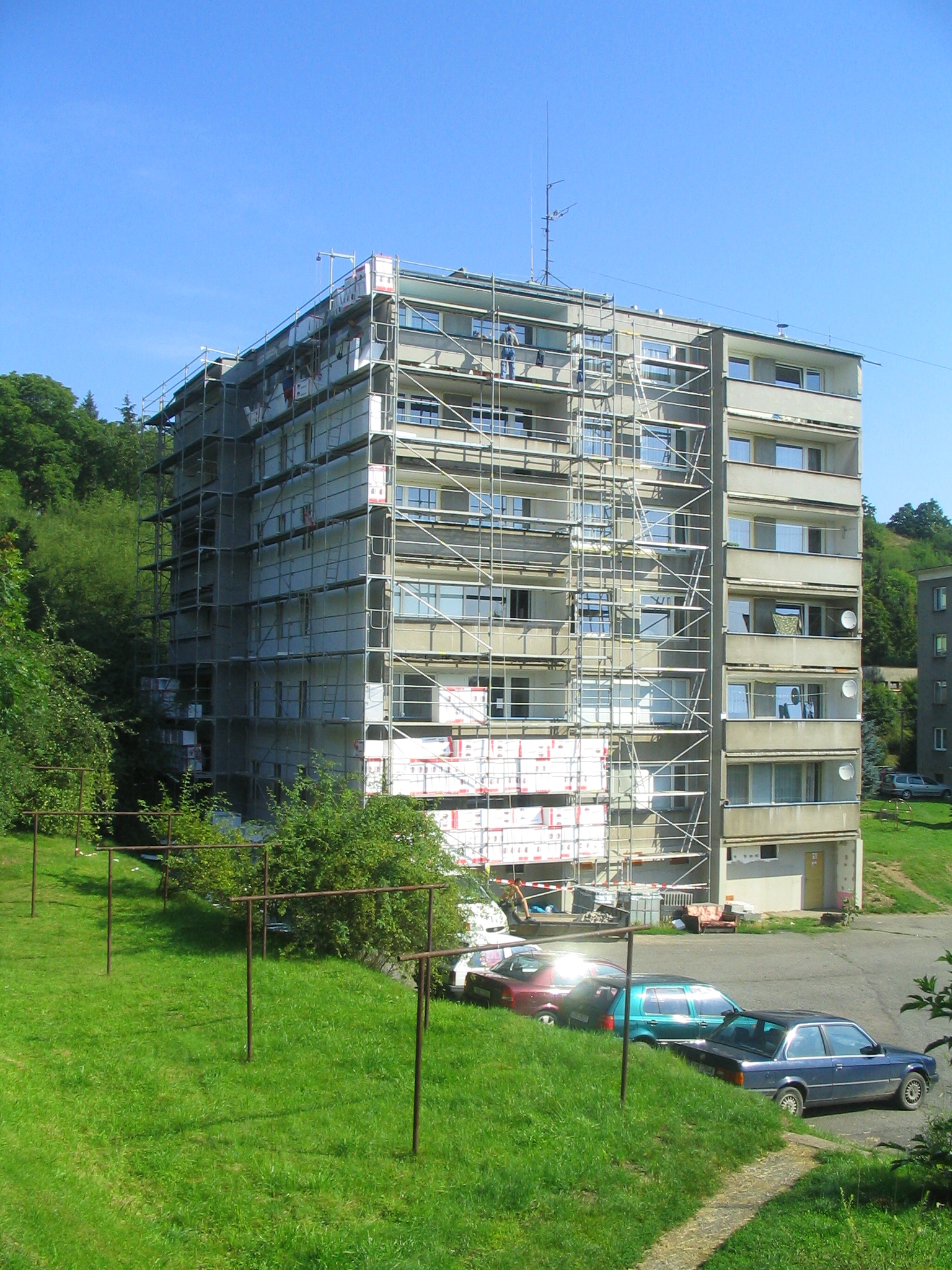 26072008 705 Polystyrén již i dole na výšku